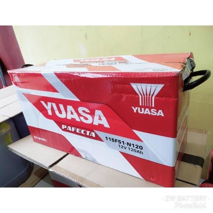 New Aki Mobil Truk Delta Yuasa Ori Pafecta N120 Aki Basah 12V / 120Ah Gratis Ongkir