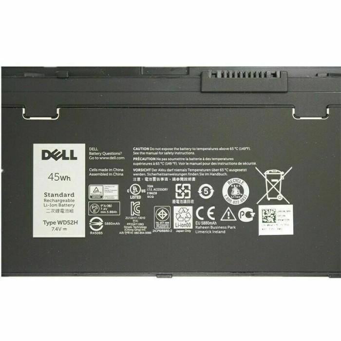 Baterai Batre Original Dell Latitude E7240 E7250 Ultrabook Wd52H