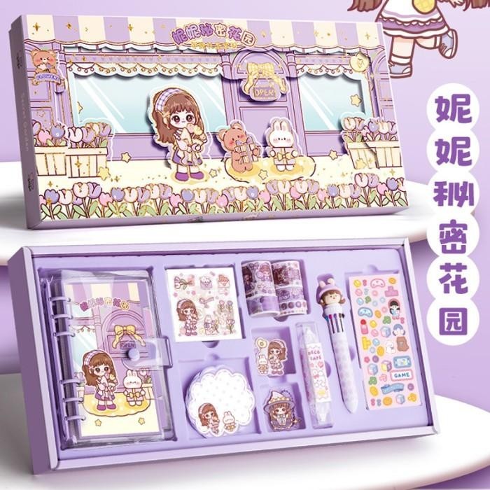 

Journal Kit Stiker Lucu Diary Set Buku Jurnal Binder Aesthetic