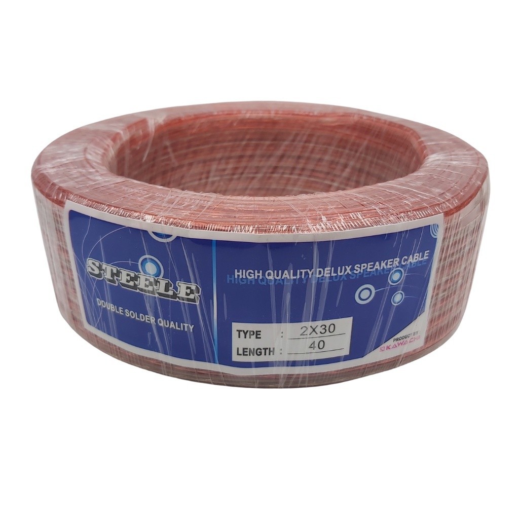 Kabel Audio Transparant 2 x 30 (METERAN) Kabel Transparan Serabut Meteran