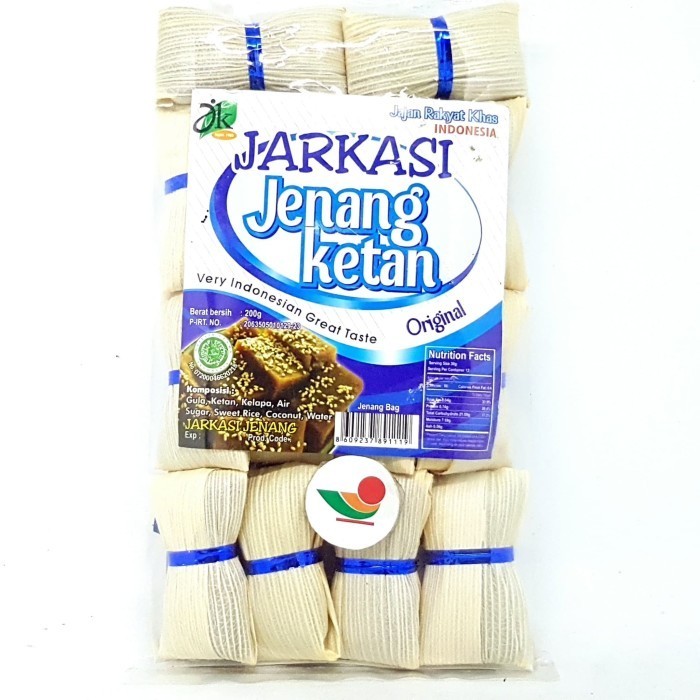 

`````````] JARKASI JENANG KETAN ORIGINAL 200gr KLOBOT ISI 14pcs BERAS DODOL