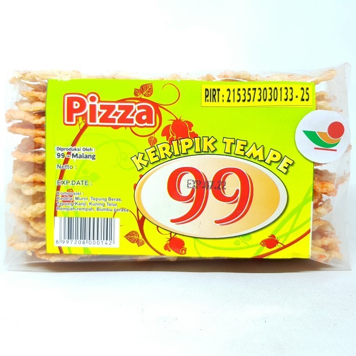 

------] 99 KERIPIK TEMPE RASA PIZZA 210gr KRIPIK ASLI OLEH KHAS MALANG GURIH