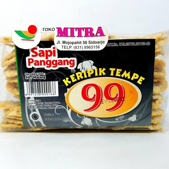 

((((()paling dicari] 99 KERIPIK TEMPE RASA SAPI PANGGANG 210gr KRIPIK OLEH KHAS MALANG