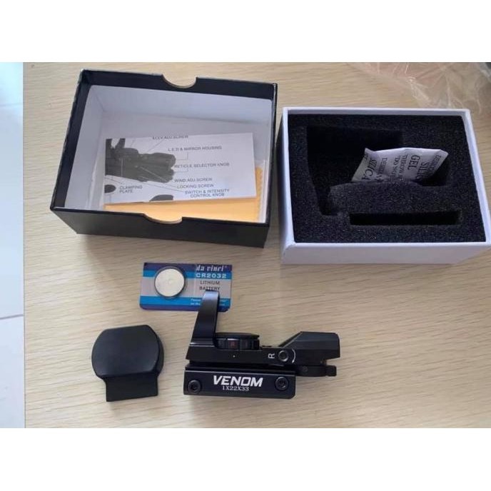 TELESKOP LASER RED DOT VENOM COCOK BUAT HUNTING DAN PASER IKAN TOKOSAFFAA