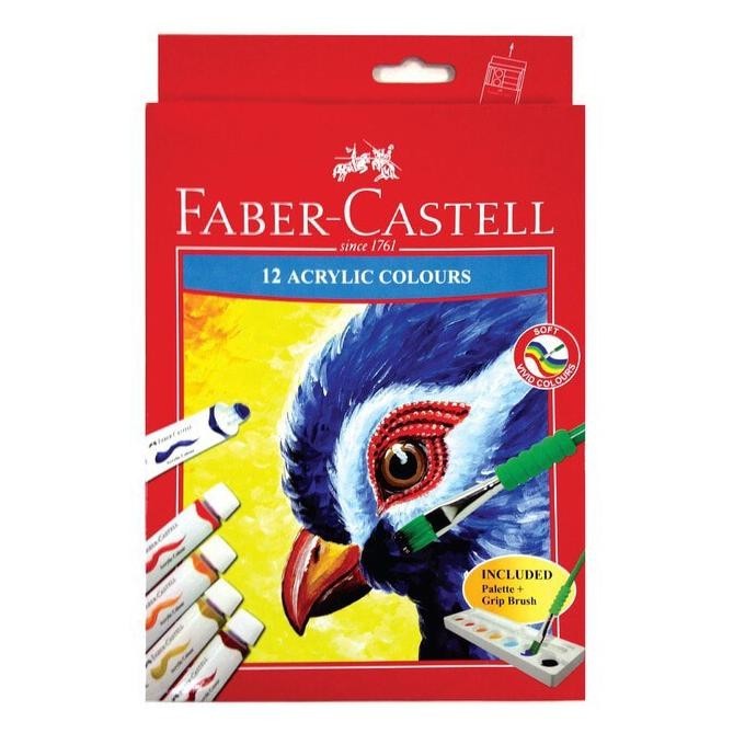 

Cat Air Akrilik Faber Castell 12