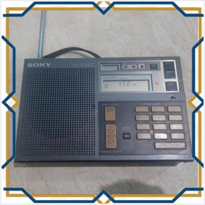 [DCH] SONY RADIO ICF-7600DS RETRO 1983 ASLI JAPAN HIDUP RARE MURAH NOSTALGIA