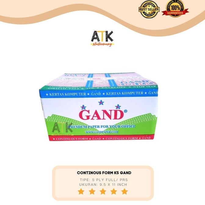 

Continous Form Neuro 5 Rangkap/ PLY 9.5 X 11 inch atk