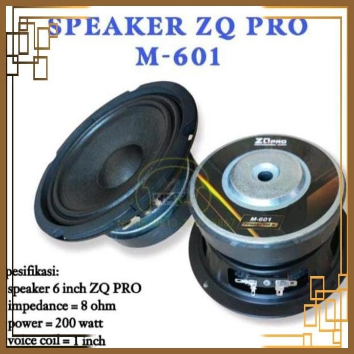 [KWJ] SPEAKER ZQ PRO 6" M-601 speaker speker zqpro 6 inch M 601