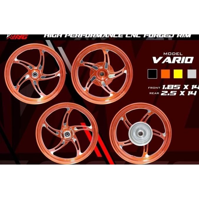 VELG KING SPEED FORGED RIM P10 P5 PNP HONDA VARIO 125 150 PCX CBU