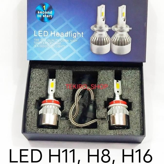 LAMPU FOGLAMP LED PUTIH H11 H16 AVANZA XENIA INNOVA 12 RUSH CALYA AGYA