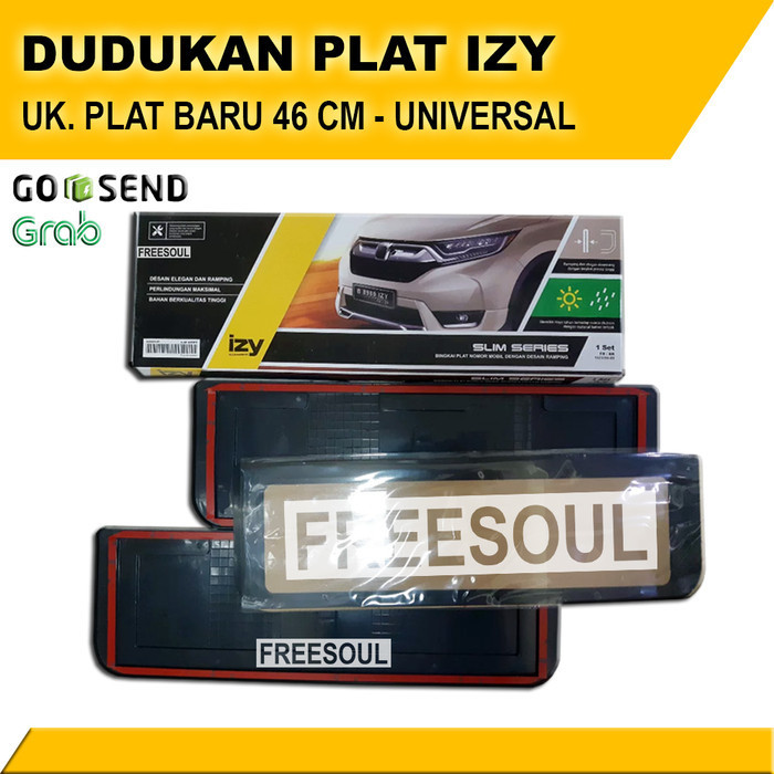 Dudukan Plat Nomor Mobil IZY - Plat Nomor Mobil