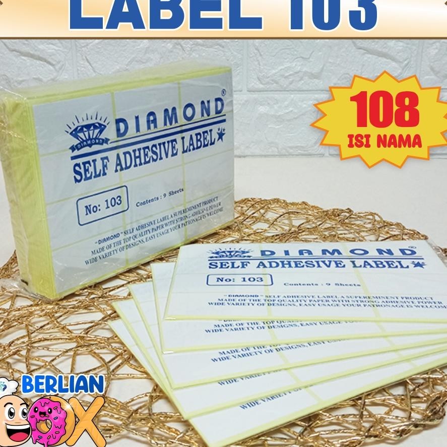 

Label Stiker Nama Undangan Kode 103 Isi 9 Lembar Untuk Nama Undangan ( Isi 25 Pa / 1 Bal)