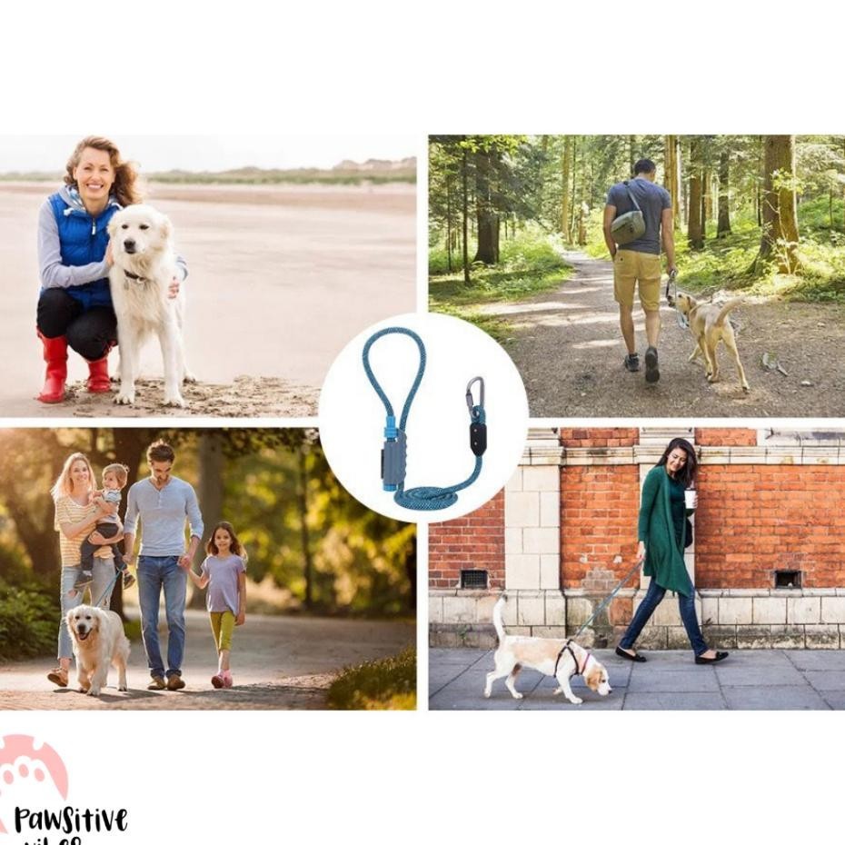 Pawsitive Vibes - Dog Leash Tali Tuntun Anjing - Tali Rantai Anjing - Rantai Anjing - Harness Tali A