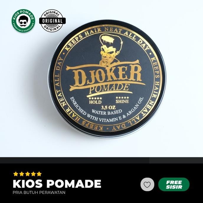 DJOKER POMADE WATER BASED GRAPE SCENT Aroma Wangi Anggur