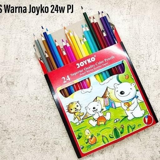 

Terbaik pensil warna Joyko 24 warna ,.