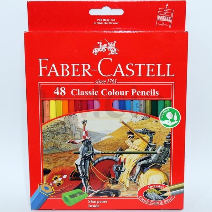 

Terbaru! Faber-Castell Pensil Warna Classic Mini / 12 / 24 / 36 / 48 warna !!