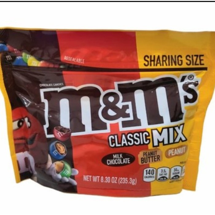 

M&Ms Classic Mix Sharing Size