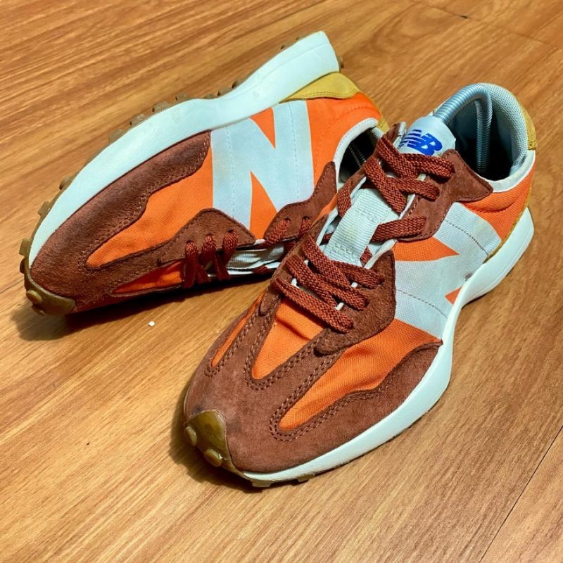 Sepatu New Balance 327 The Intelligent Choice Orange Original Second