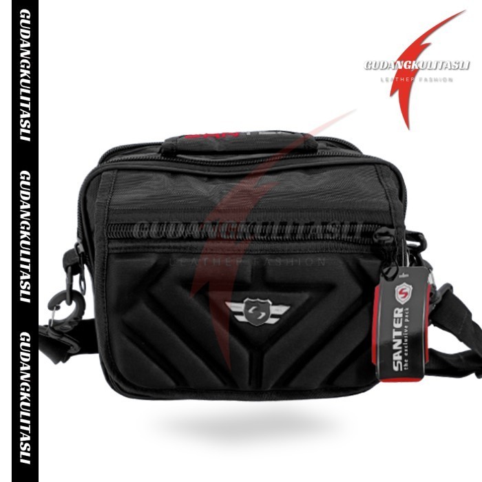 tas selempang pria PROMO Tas Selempang Santer Model Tidur SN-TDR-L3 Tas Pria Tas Netbook(I5S0) tas s