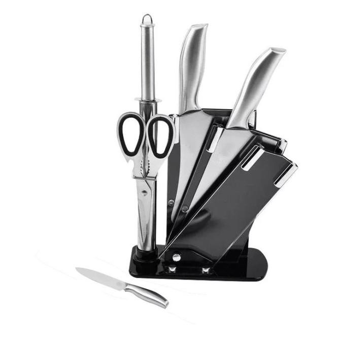 Kitchen Knife Set / Pisau Set Stainless 6Pcs Mestibanget