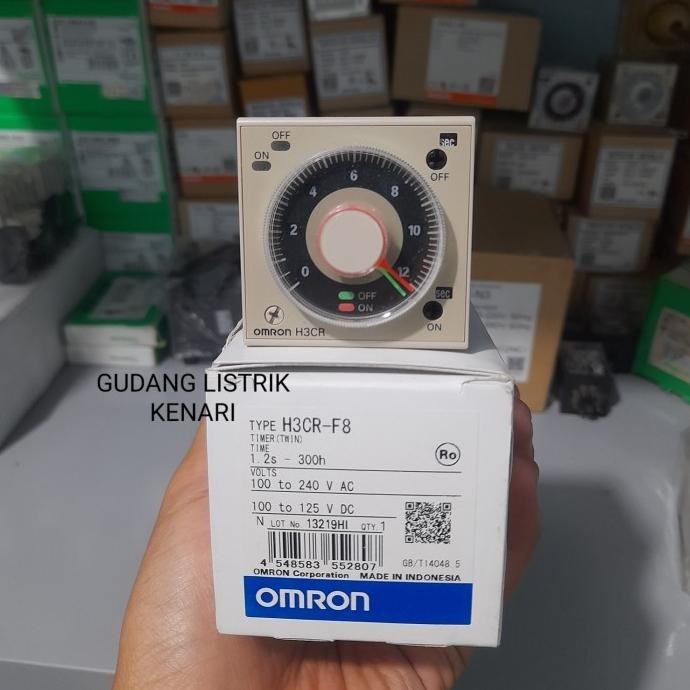 TERBARU - Timer Omron H3CR-F8 + Socket