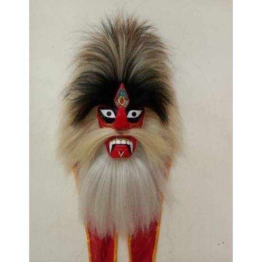 Terlaris Cod Ganongan Pakem Aksi | Topeng Bujang Ganong Jambul Merak Kwalitas Super | Topeng Bujang 