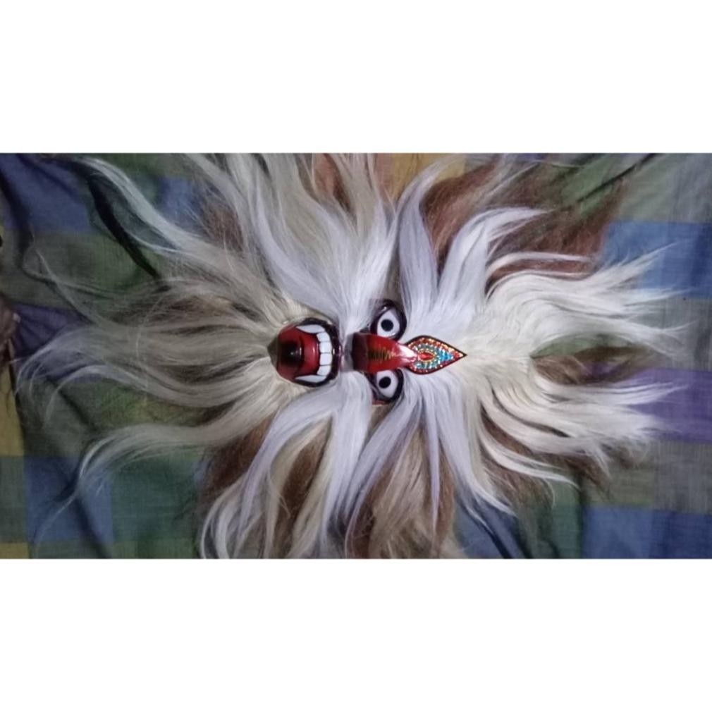 Big Sale Cod / Topeng Bujang Ganong Ganongan Rambut Sintetis Maianan Jaranan Anak / Bujangganong / G