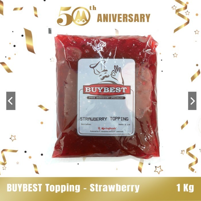 

HRG DISKON Buybest Strawberry Topping 1 kg