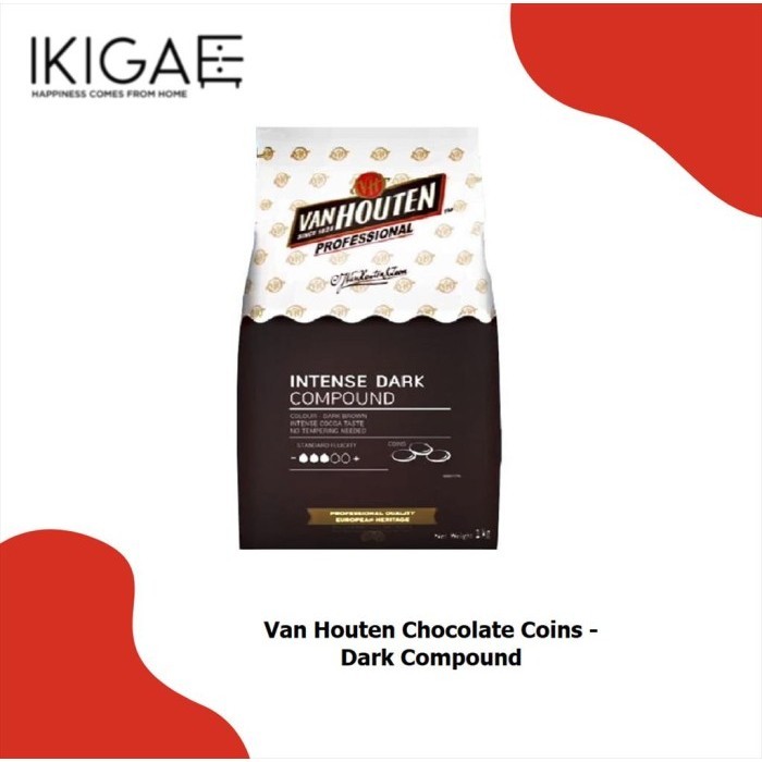 

PROMO VAN HOUTEN COIN DARK COMPOUND / COKLAT KOIN DARK COMPOUND 1 KG