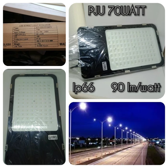 Lampu LED PJU SMD 70watt 70 watt 70w penerangan jalan umum