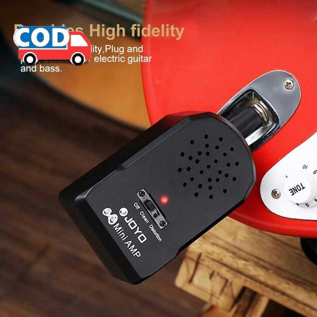 Amplifier Mini Gitar 9 Volt Ampli Kecil Pengeras Suara Mp3 Player Jamming