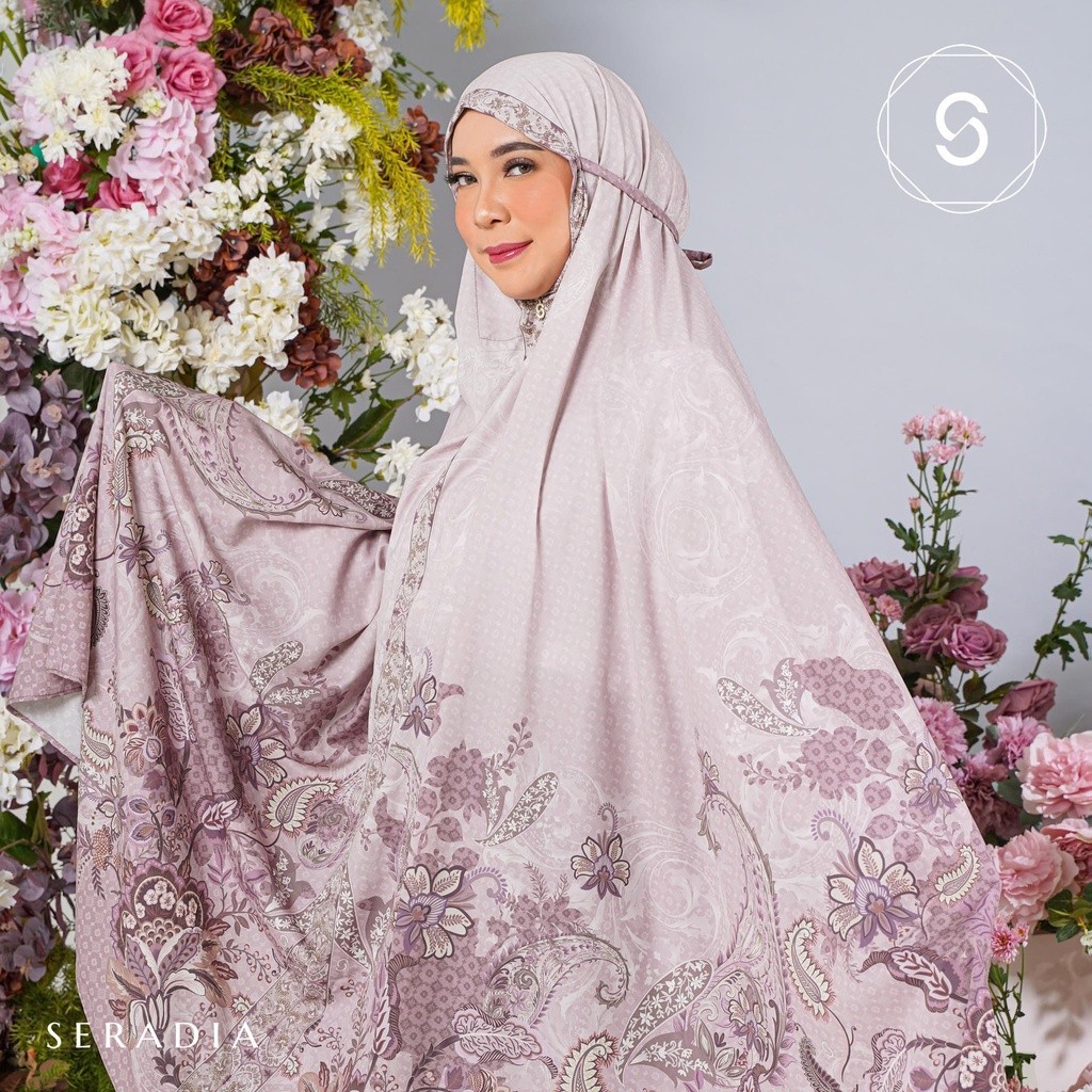 [SYAR'I MINERV] Seradia x Fitrop - Mukena Nayeena Eliona Prayer Set Free Sajadah Mini
