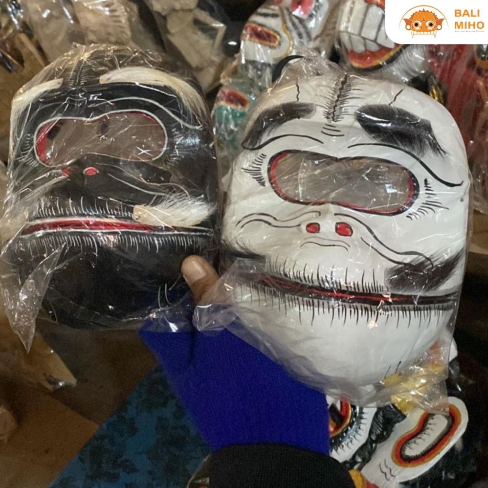 Diskon Besar Topeng Monyet Kayu Kerajinan Tangan Bali - Topeng Mainan Monyet Kayu - Dekorasi Kepala 