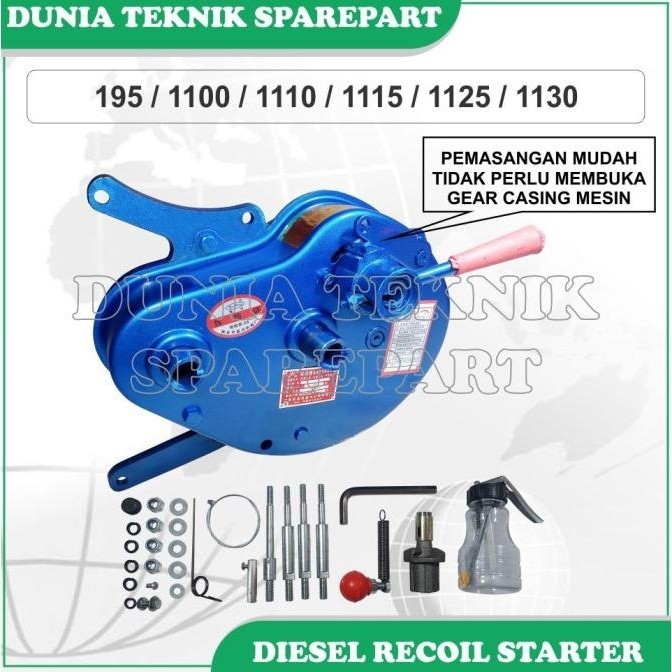 Diesel Recoil Starter / Recoil Starter Mesin Diesel Semi Otomatis