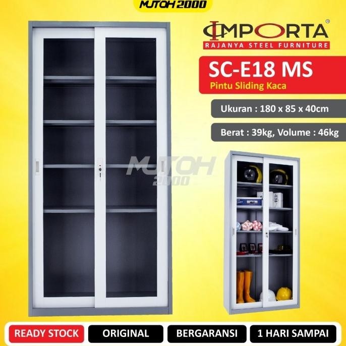 

Terbaru Importa E18-Ms Lemari Arsip Besi Pintu Sliding Kaca Berkualitas