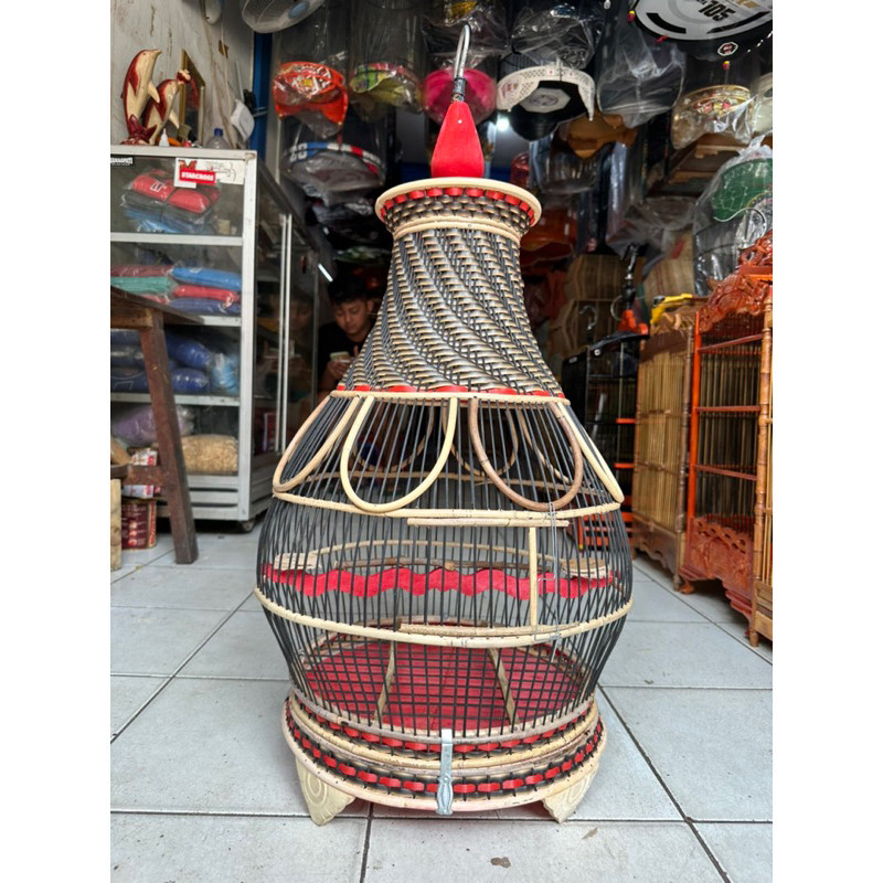 PROMO KANDANG Sangkar/Kandang perkutut Anyam bentuk Bawang