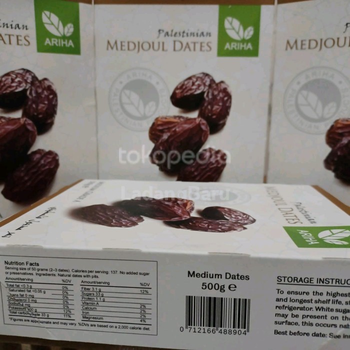 

Ariha Kurma Medjol Palestina Grade A, 500Gr Medium - Medjoul / Medjool