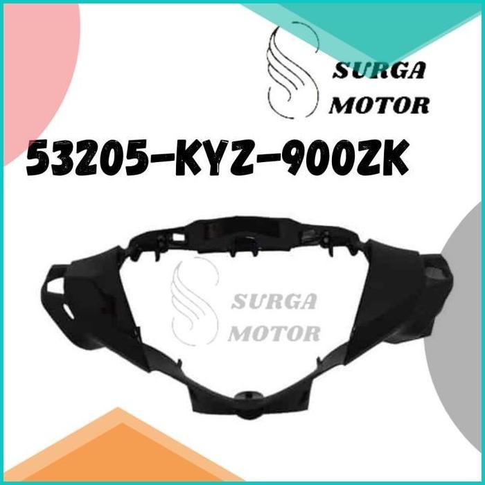 Cover Handle Batok totok Lampu Depan Supra X 125 helm in Hitam ORI AHM