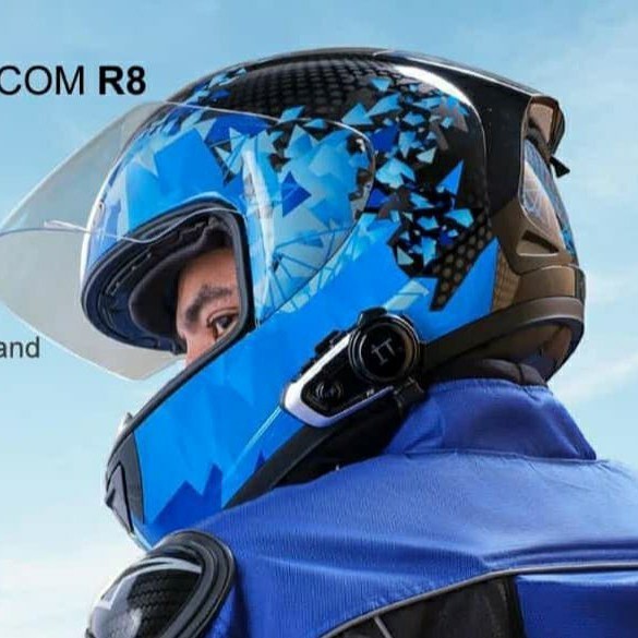 Helm - Intercom It R8 Garansi Resmi Tam Bluetooth Riding Headset Untuk Helm