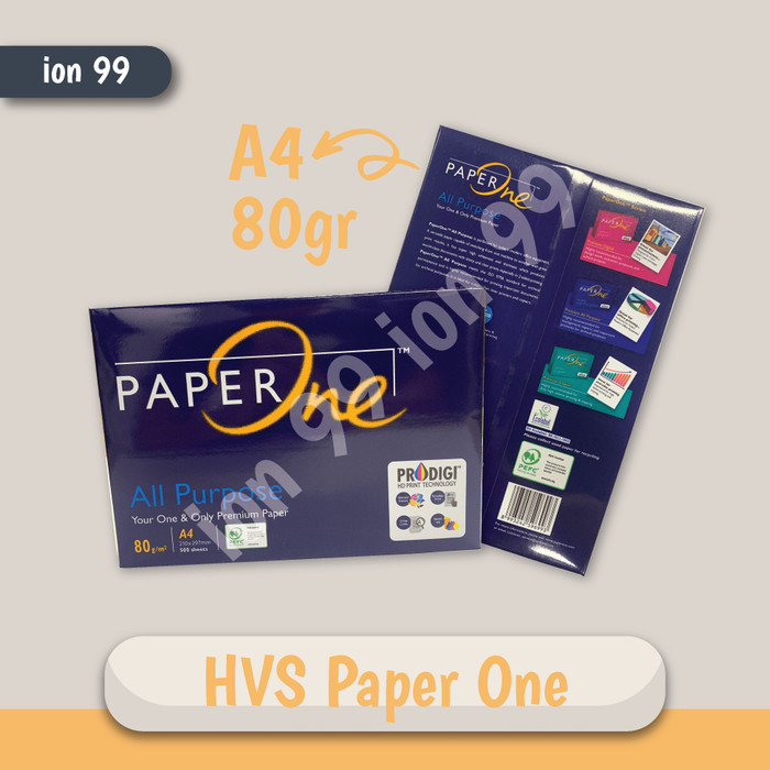 

HRG DISKON Kertas HVS 80gr A4 F4 Paper One Rim