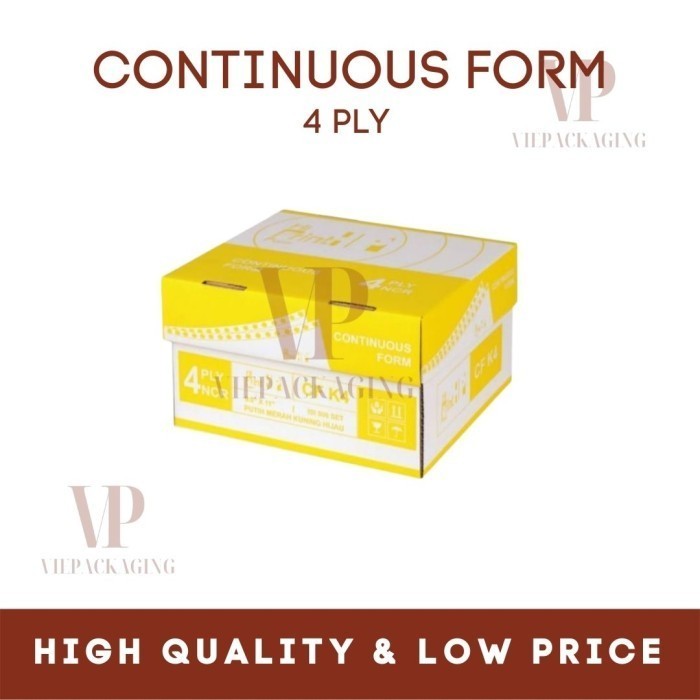 

SALE KERTAS CONTINUOUS FORM 4PLY - FULL