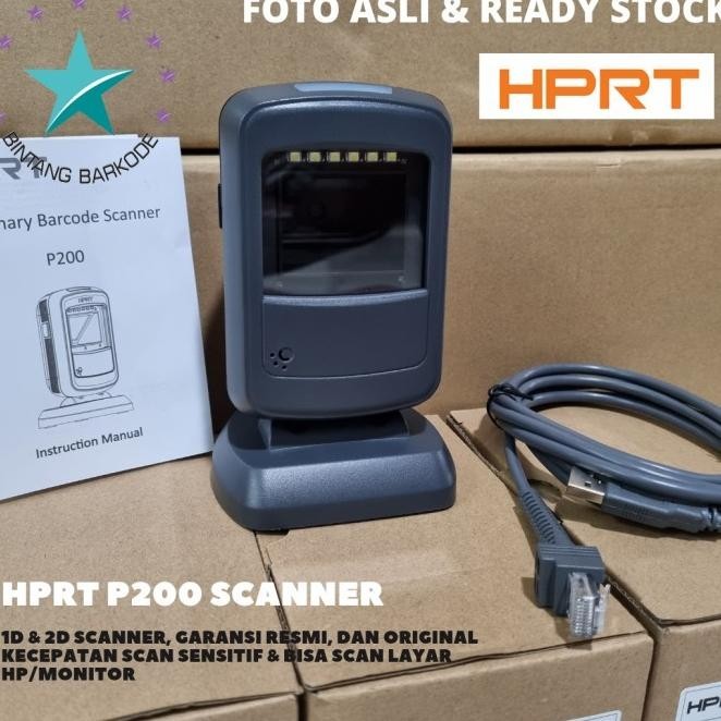 Barcode Scanner 2D Omni Hprt P200 Pesaing Symbol Ds9308