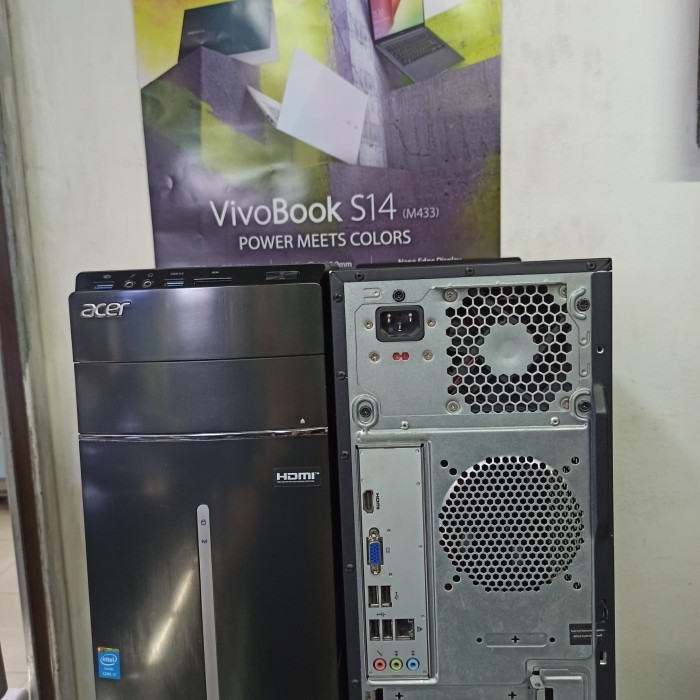 READY PC TOWER BUIL UP ACER ASPIRE INTEL CORE I5 4570 GEN4 HASWEL 4GB 500GB