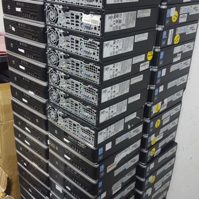READY Komputer Cpu Adaptor Branded HP 8200 I5 2400 4gb Ultraslim Bekas Murah