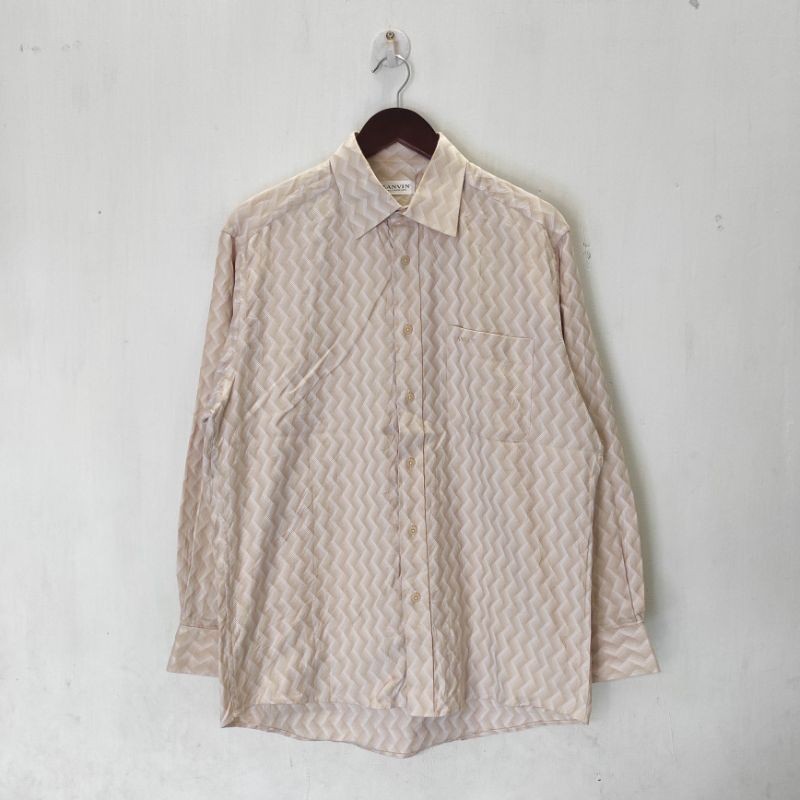 Kemeja Lanvin size L pria