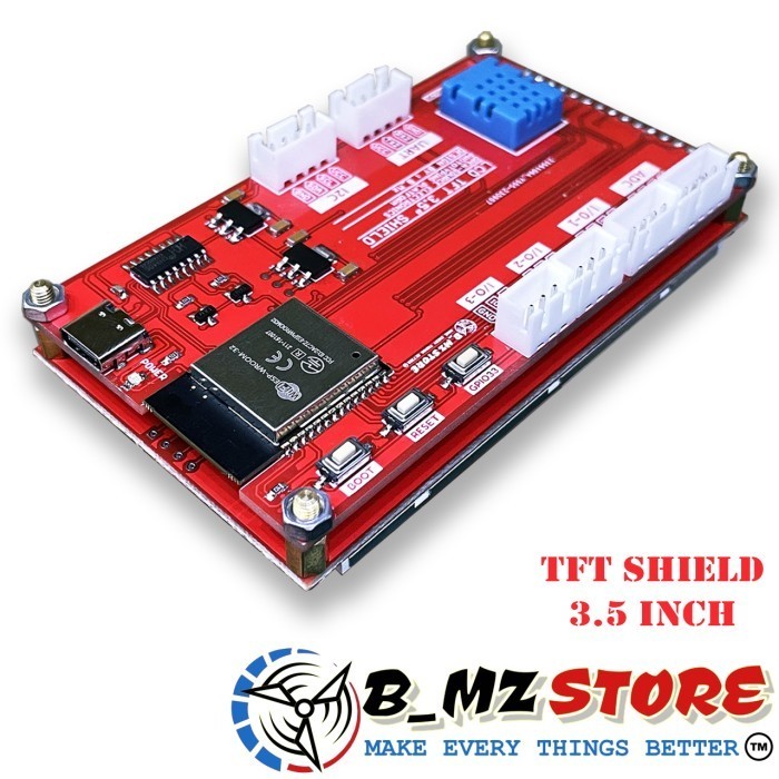 READY LCD TFT SHIELD ESP 32 - ESP 12 - Arduino IDE TFT Display RGB