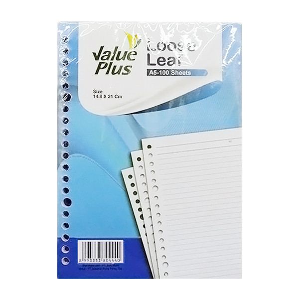 

SO LOOSE LEAF A5 100 LEMBAR