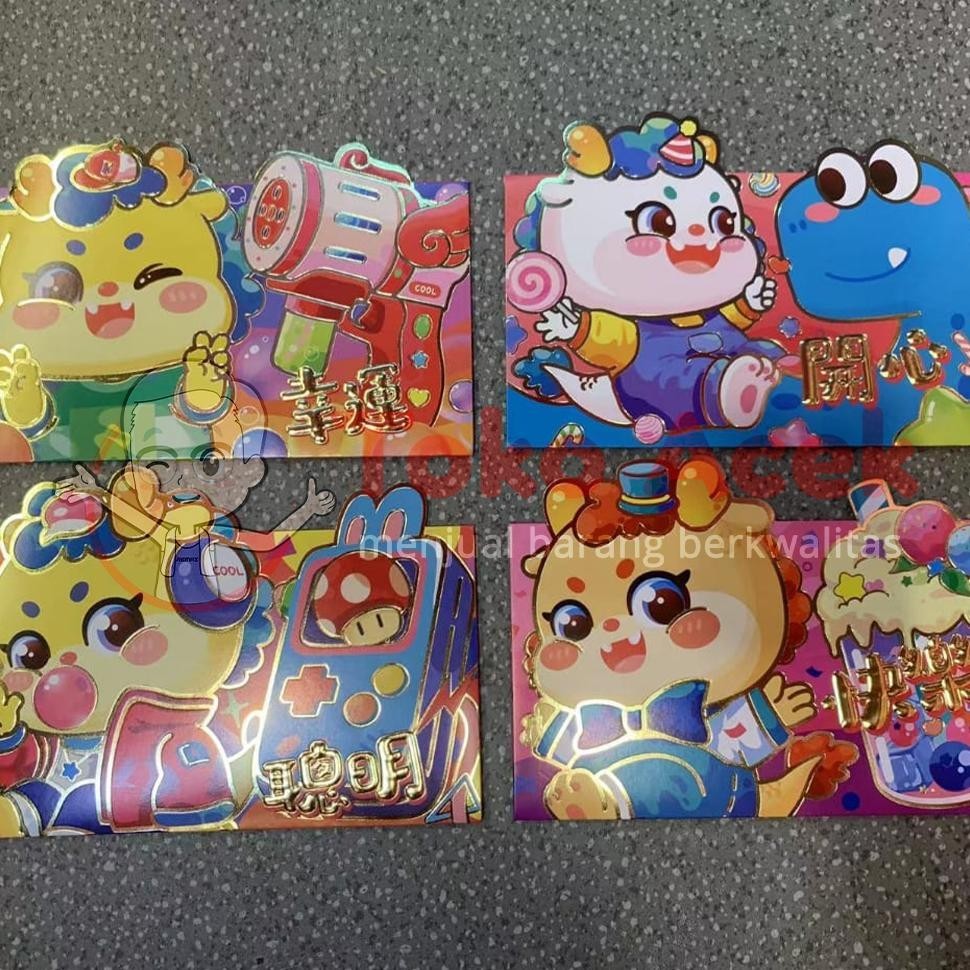

Terlaris (Cod) Angpao Premium Panjang 3D Karakter Shio Kartun Naga Imlek 2024 Per Pack Isi 4 - Grosir Angpao Palembang Cod