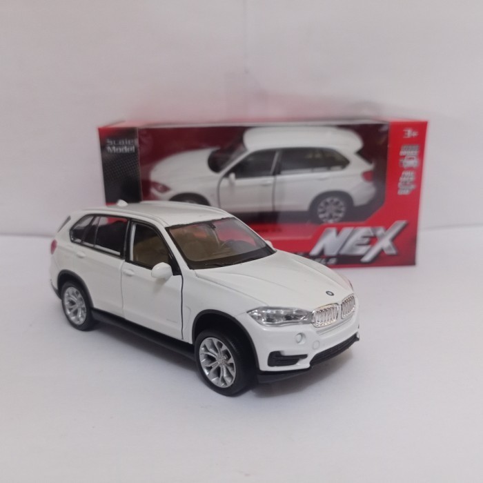 Diecast mobil BMW X5 Welly 1:36 miniatur mobil mainan anak koleksi