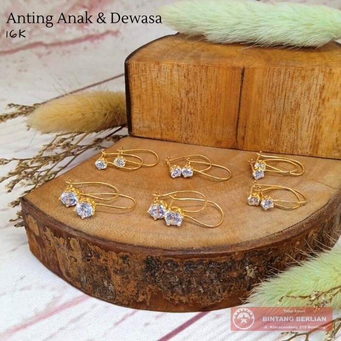 ANTING DESI EMAS ASLI 16K GIWANG DESY MAS TUA KADAR 700 SIMPEL DAILY